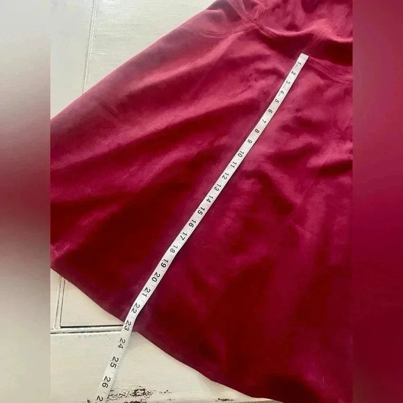 Chico’s Women’s Deep Garnet Suede Sleeveless Sheath Dress SZ 10 - Picture 9 of 9